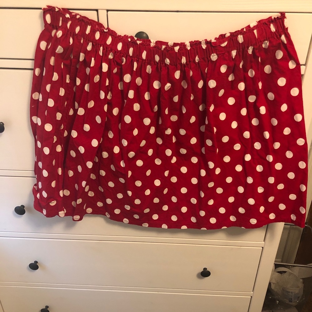 🐭Minnie Mouse polka dot skirt size 3X❤️